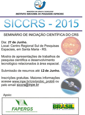 Imagem do Evento SICCRS 2015